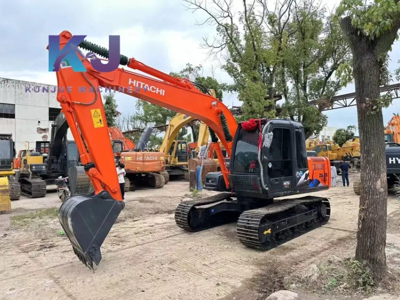 Excavadora de cadenas mediana Hitachi ZX120 de 12 toneladas original de Japón