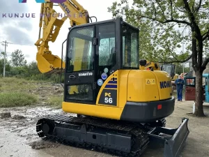 Used Komatsu pc56 excavator