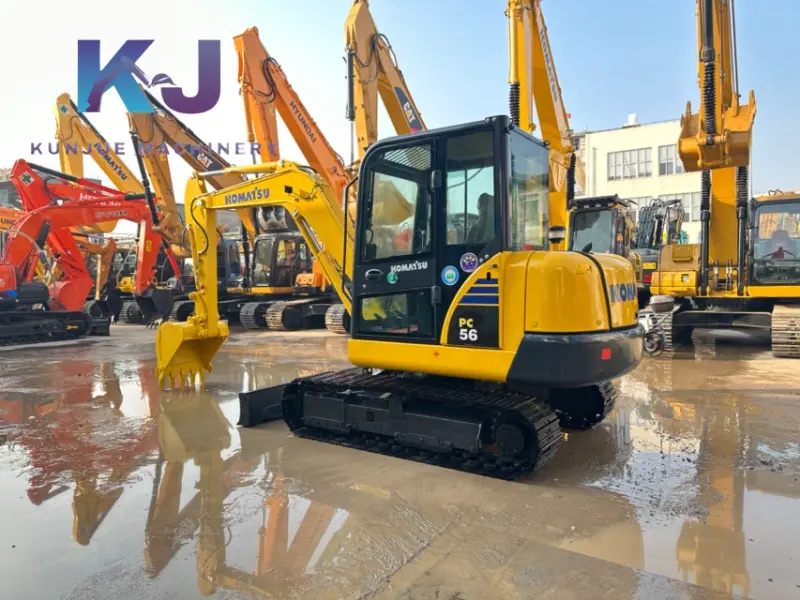 Low Price KOMATSU PC56 Second Hand Excavators For Sale (1)