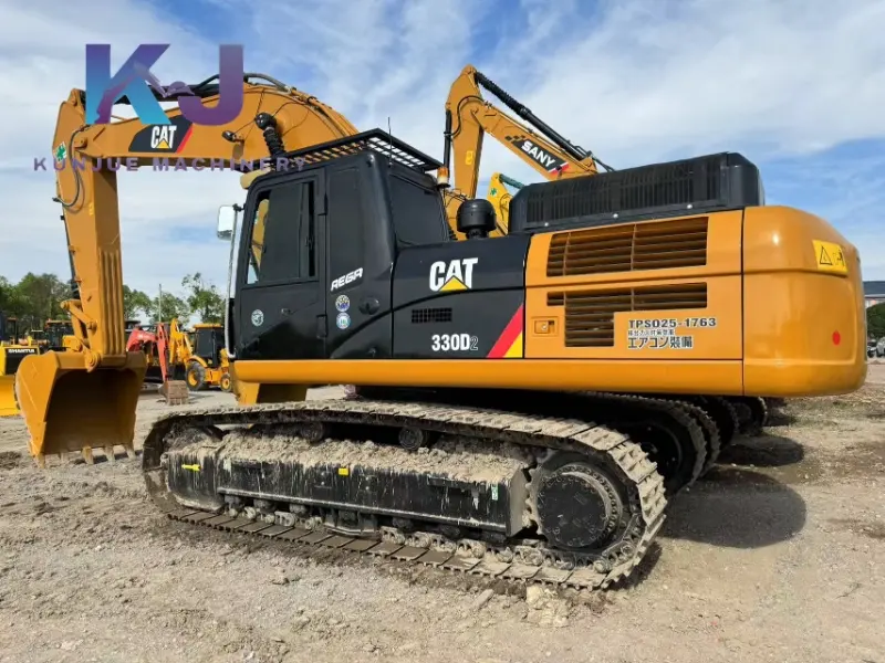 Excavadora Cat 330D2 de segunda mano, excavadora grande Cat, precio económico